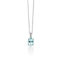 Collana Miluna Donna Le Gemme in Oro Acquamarina 0.67 Ct CLD4732 - CLD4732